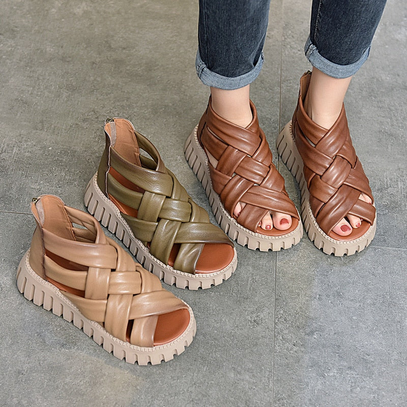 Sommerliche Gladiator-Sandalen für Damen – Salsy