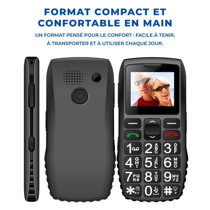 Téléphone Portable Senior Simplifié - SOS et Touches XXL - Image 9