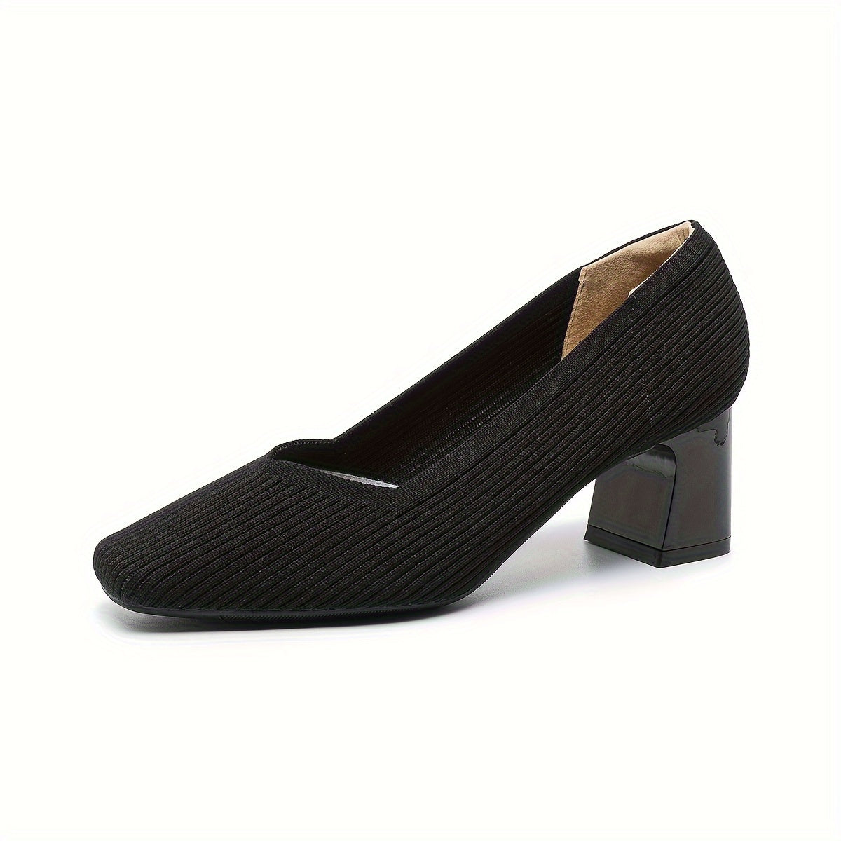 Marie™ – Escarpins confortables à talon stable pour un maintien sans douleur - Noir / 35