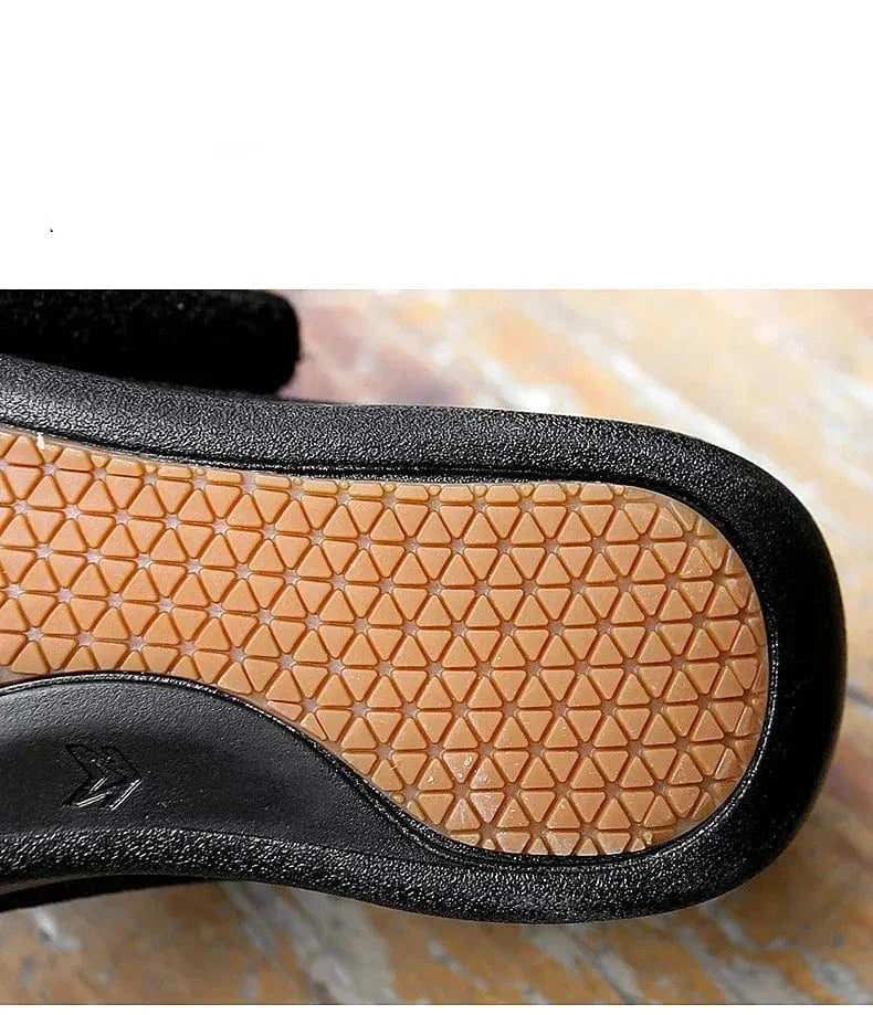 Basket Orthopédique À Scratch Pour La Marche À Pied - Noir / 36
