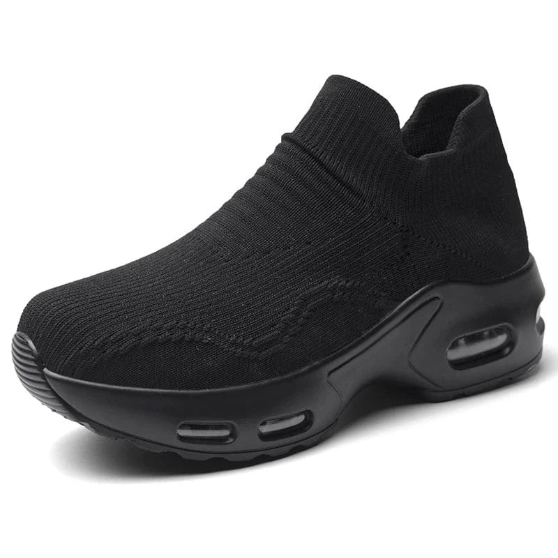 Basket Orthopédique Femme avec Bulle d’Air - Noir / 40