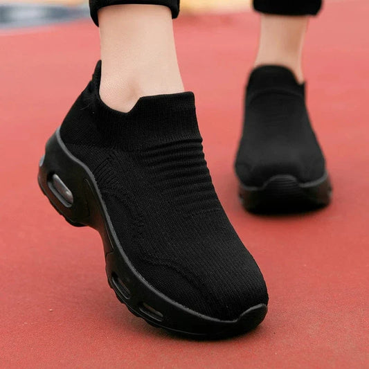 Basket Orthopédique Femme avec Bulle d’Air - Noir / 35