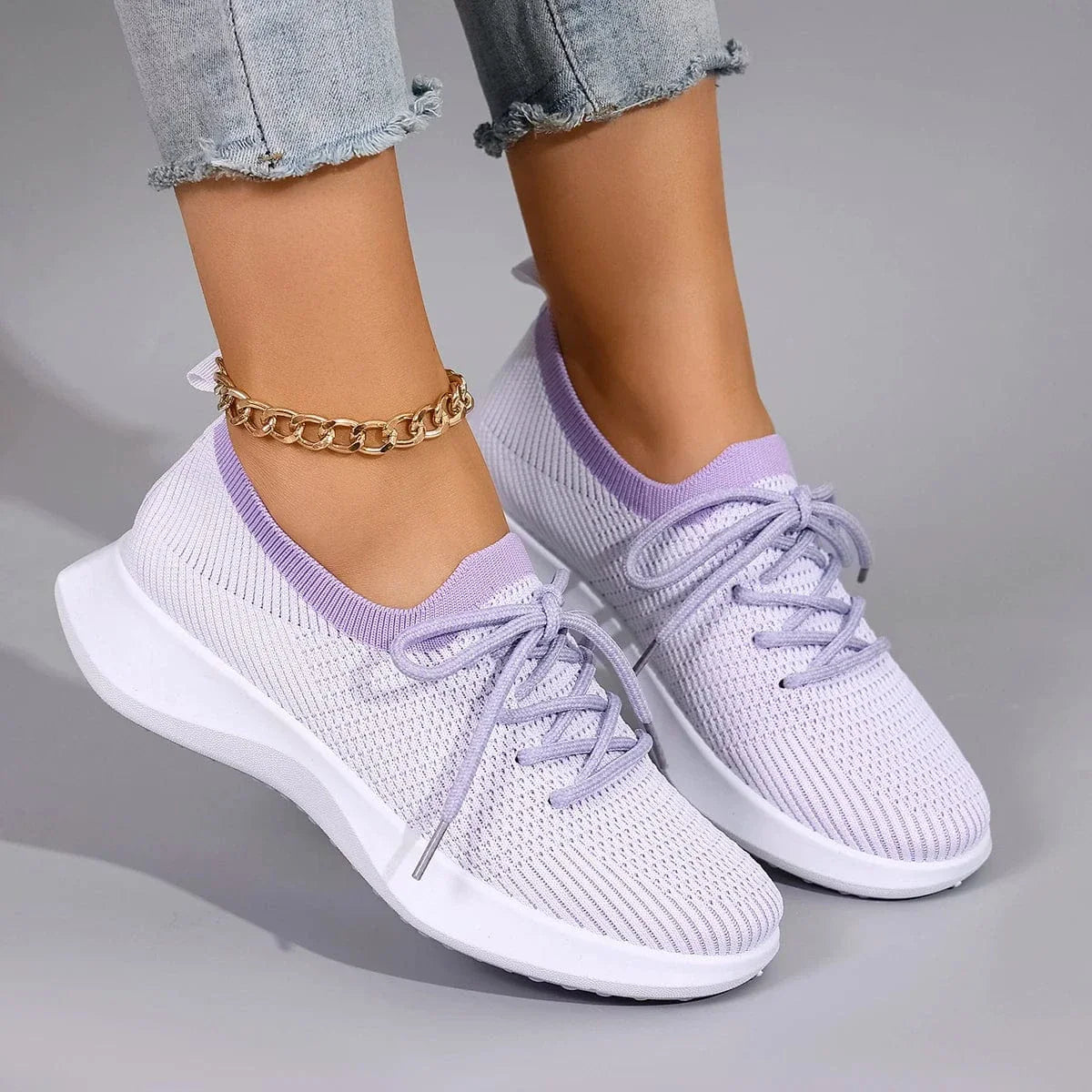 Basket Orthopédique Femme Avec Lacets Conception Antidérapante - 40