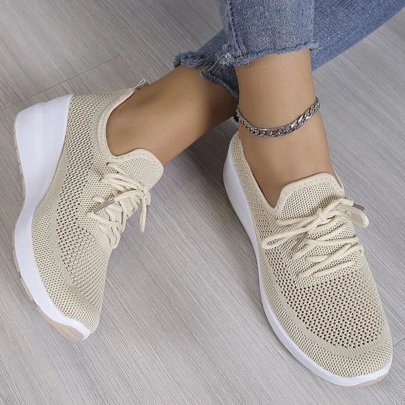 Basket Orthopédique Femme Confortable Et Respirante - Beige / 36