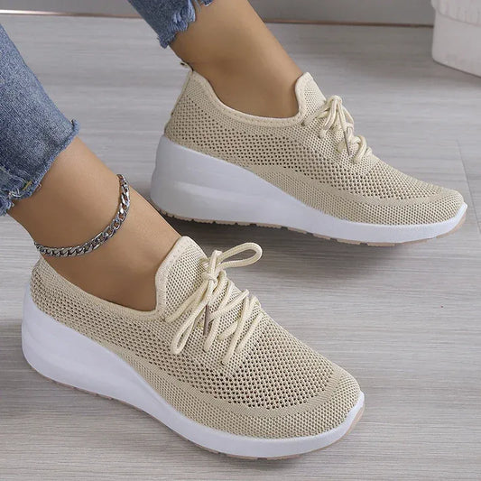 Basket Orthopédique Femme Confortable Et Respirante - Beige / 35