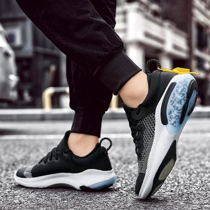 Basket Orthopédique Homme Et Femme Décontractée En Maille - Noir et bleu / 36