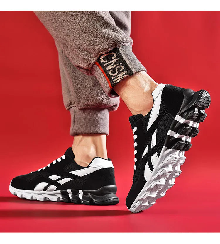 Basket Orthopédique Homme Et Femme Légère Pour Sport - Noir et Blanc / 44