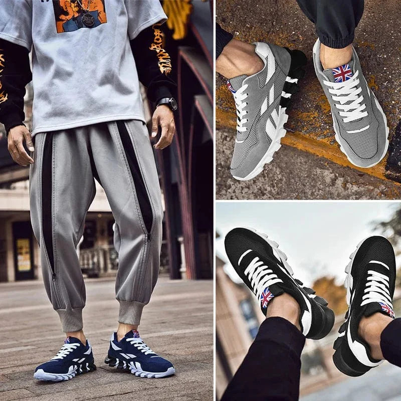 Basket Orthopédique Homme Et Femme Légère Pour Sport - Noir et Blanc / 43