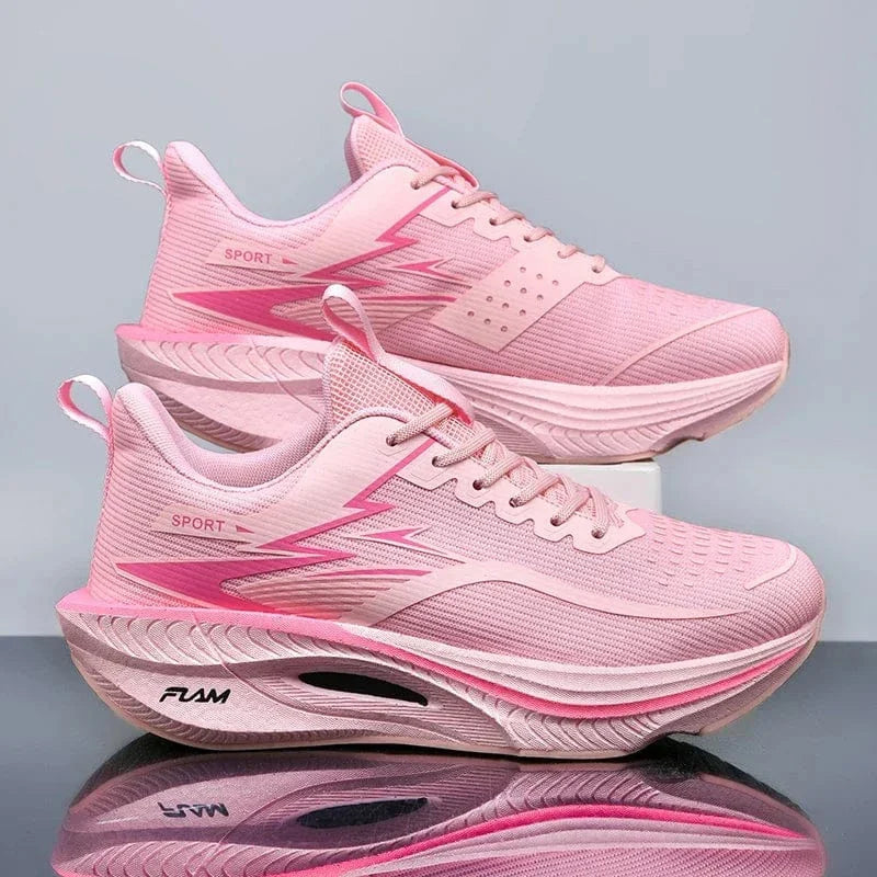Basket Orthopédique Homme et Femme Rose et Décontractée - 36