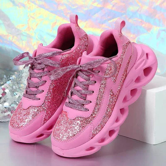 Basket rose pour femmes - Confort Orthopédique