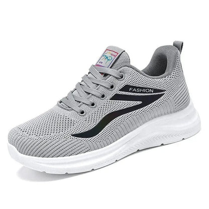 Baskets légères pour femme adaptées aux pieds larges - 36 / Silver