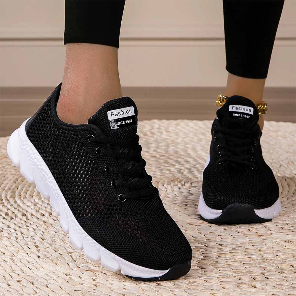 Basket femme légère et confortable - 36 / Noir