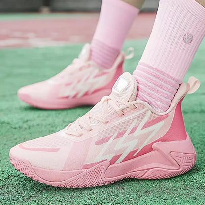Basket rose homme - 41 / Rose