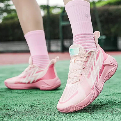 Basket rose homme - 39 / Rose