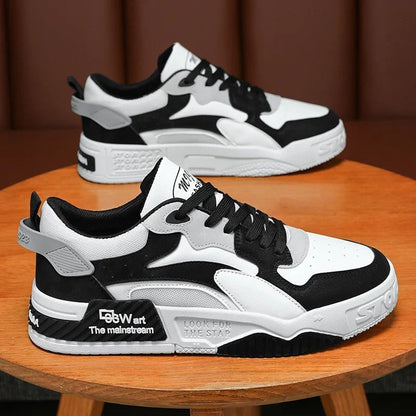Baskets homme street design noir et blanc moderne - 41 / Black
