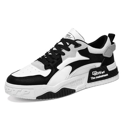 Baskets homme street design noir et blanc moderne - 40 / Black
