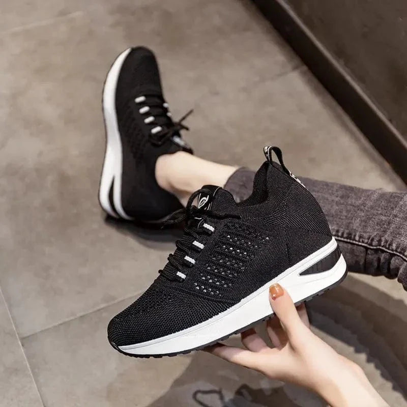 Baskets Orthopédique à Plateforme pour Femme - Noir / 35
