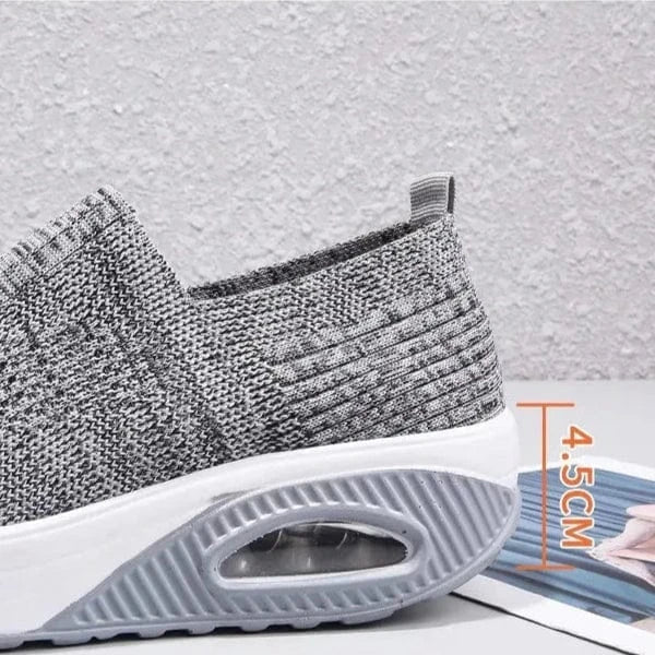 Baskets Orthopédiques Légères et Souples à Enfiler - Gris foncé / 36