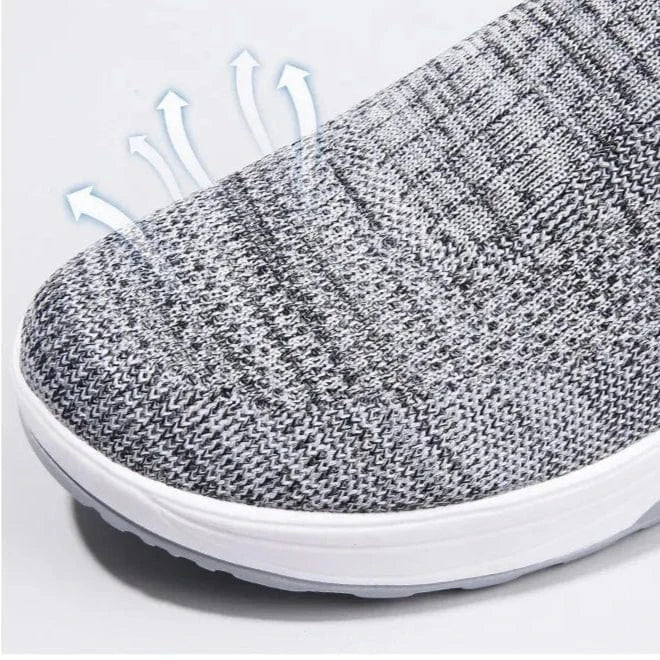 Baskets Orthopédiques Légères et Souples à Enfiler - Gris foncé / 35