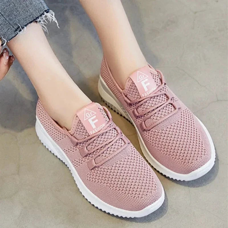 Baskets Orthopédiques Respirantes pour Femme - Rose / 39