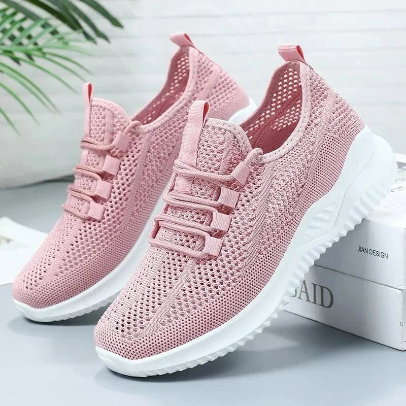 Baskets Orthopédiques Respirantes pour Femme - Rose / 35