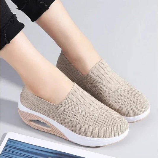 Baskets Orthopédiques Souples à Enfiler - Beige / 35