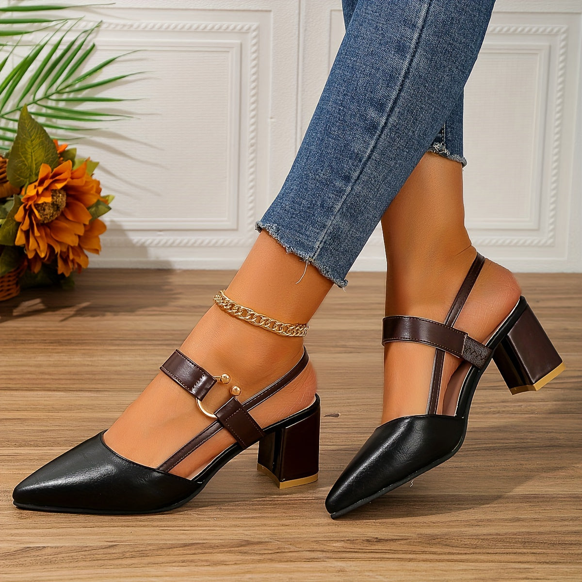 Claudette™ – Escarpins à bride élégants et confortables - Vert / 37