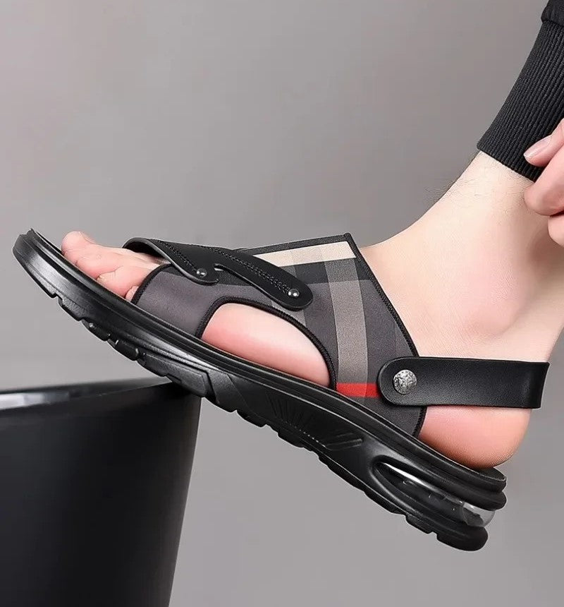Belles sandales homme - 40 / Black