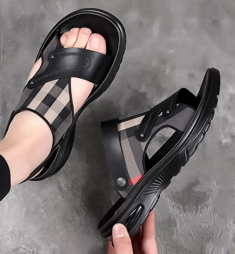 Belles sandales homme - 41 / Black