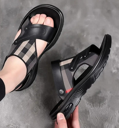 Belles sandales homme - 41 / Black