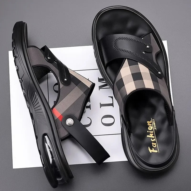 Belles sandales homme - 43 / Black