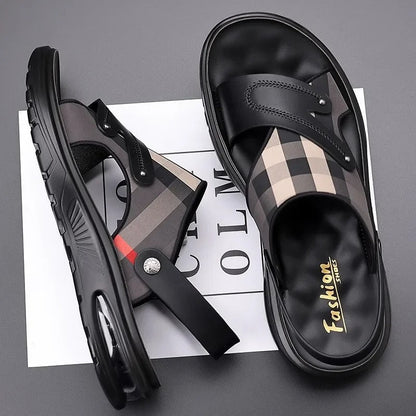 Belles sandales homme - 43 / Black