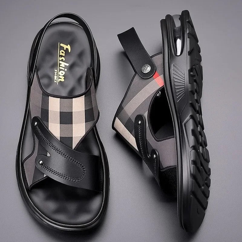 Belles sandales homme - 44 / Black