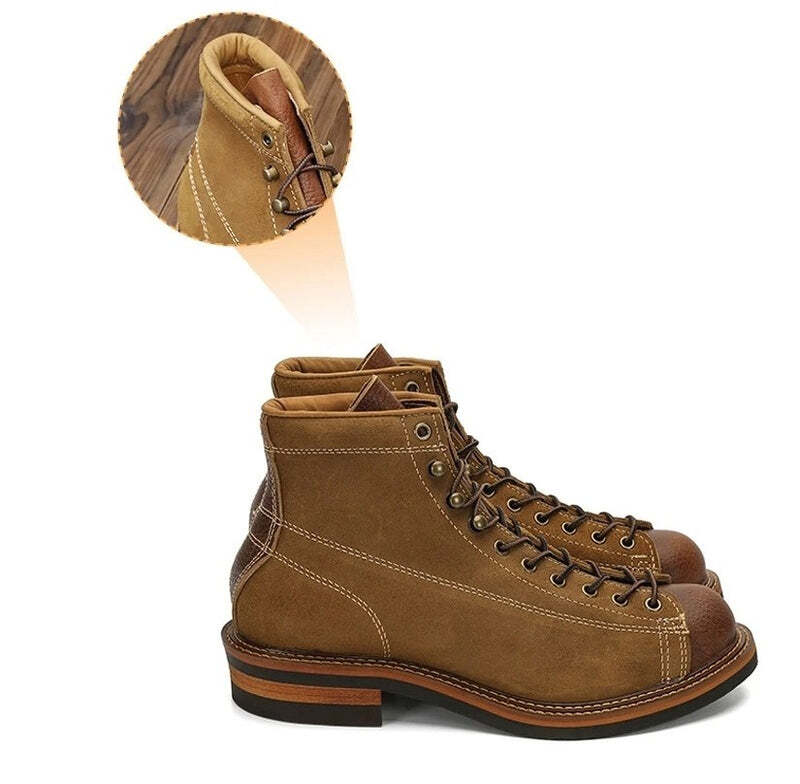 Bottines en cuir marron pour homme au style moderne - 37 / Sienna