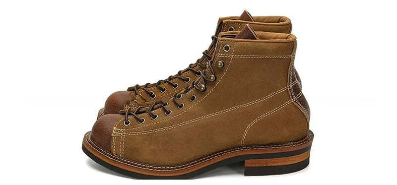 Bottines en cuir marron pour homme au style moderne - 38 / Green