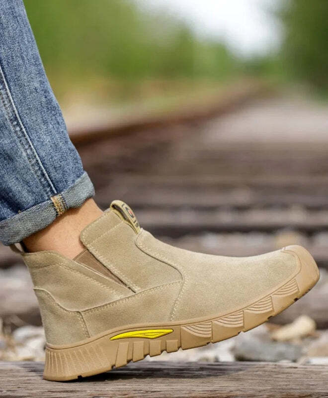 Bottines de sécurité pour homme - 44 / Wheat