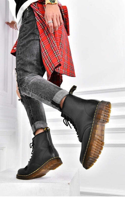 Bottines à lacets pour homme - 35 / DarkRed