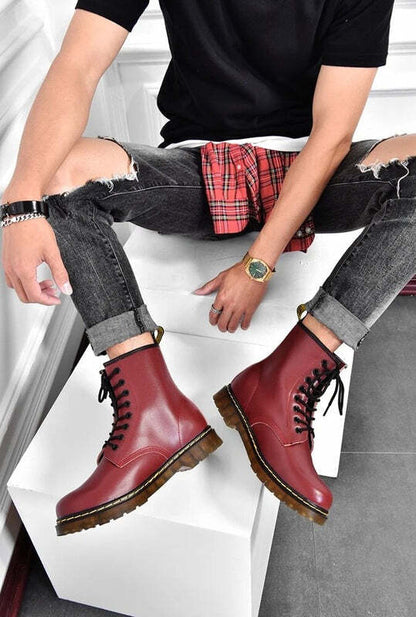 Bottines à lacets pour homme - 36 / Black