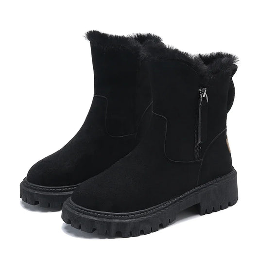 Bottes de Neige Femme - Fourrées & Chauffantes - Confort Hiver