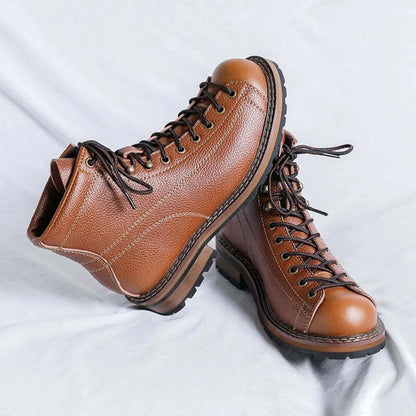 Bottines en cuir pour homme