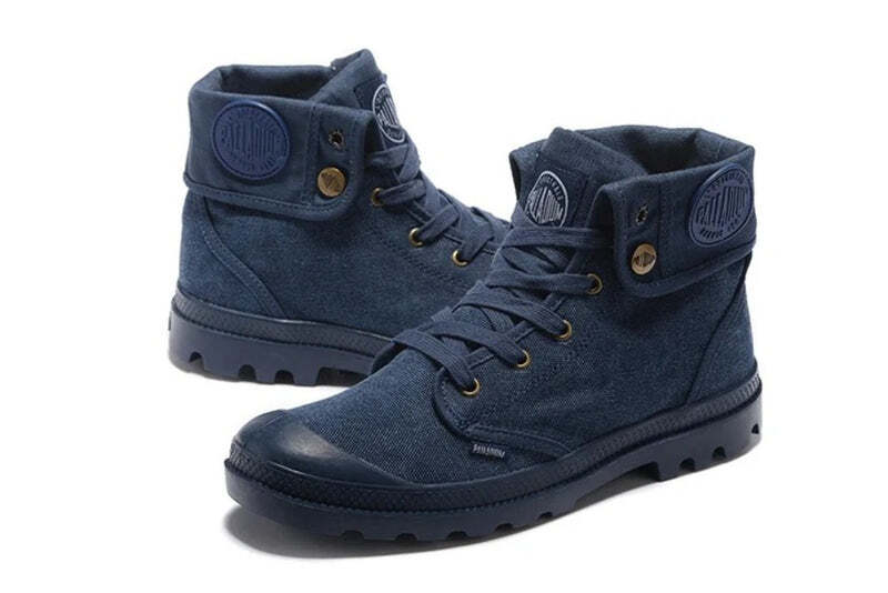 Bottines élégantes en bleu marine - 35 / Wheat