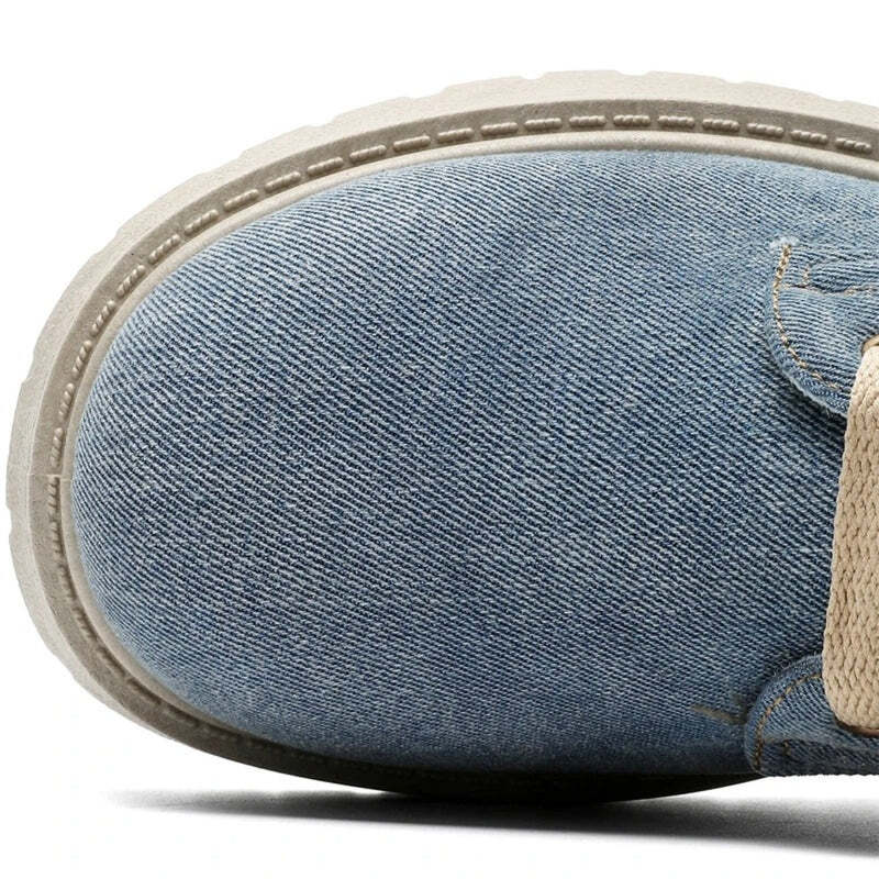 Bottines bleues effet jean - Image 17