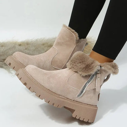 Bottes de Neige Femme - Fourrées & Chauffantes - Confort Hiver