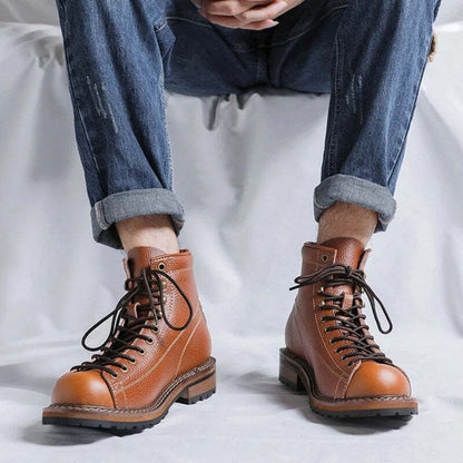 Bottines en cuir pour homme - 40 / Sienna