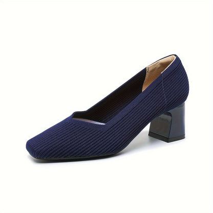 Marie™ – Escarpins confortables à talon stable pour un maintien sans douleur - Noir / 37