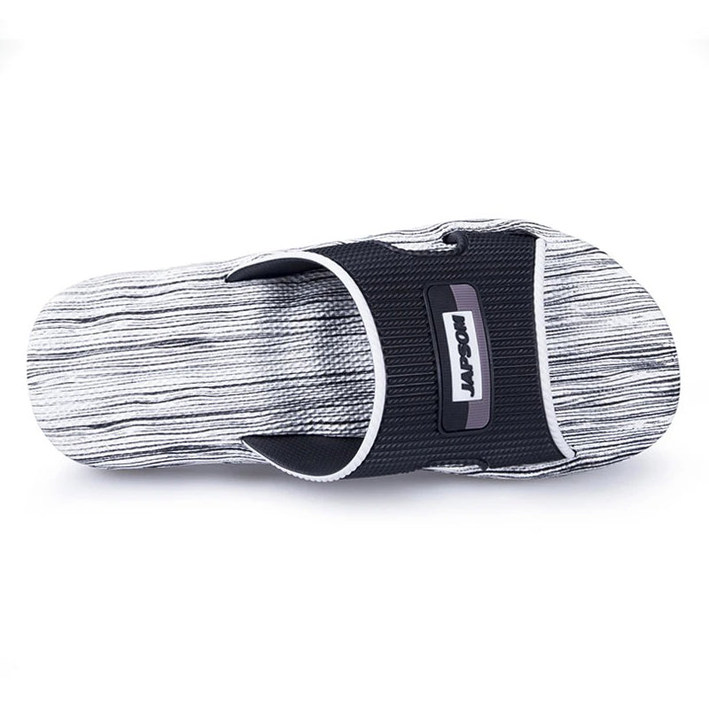 Claquette orthopédique homme semelle ondulée respirante - Noir et marron / 47