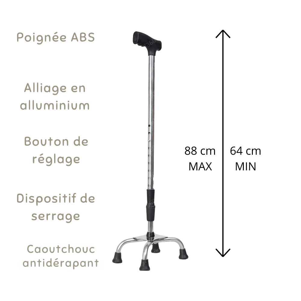 Canne de Marche Orthopédique Télescopique - Image 2