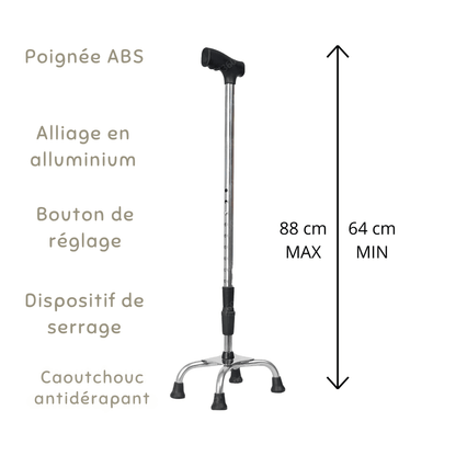 Canne de Marche Orthopédique Télescopique - Image 2