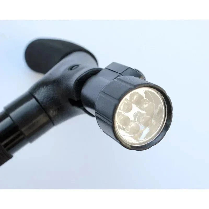 Canne Orthopédique à Quatre Pieds avec Lampe LED sur la Poignée - Image 4