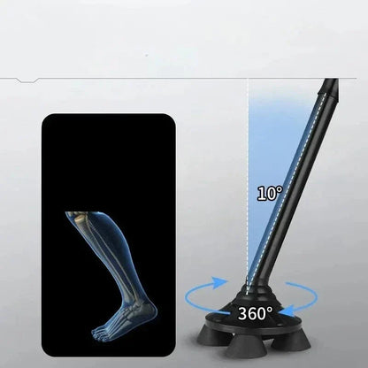 Canne Orthopédique Colorée Pliable pour Personnes Âgées - Image 3